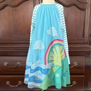 MINI BODEN Jersey Tulle Scene Dress